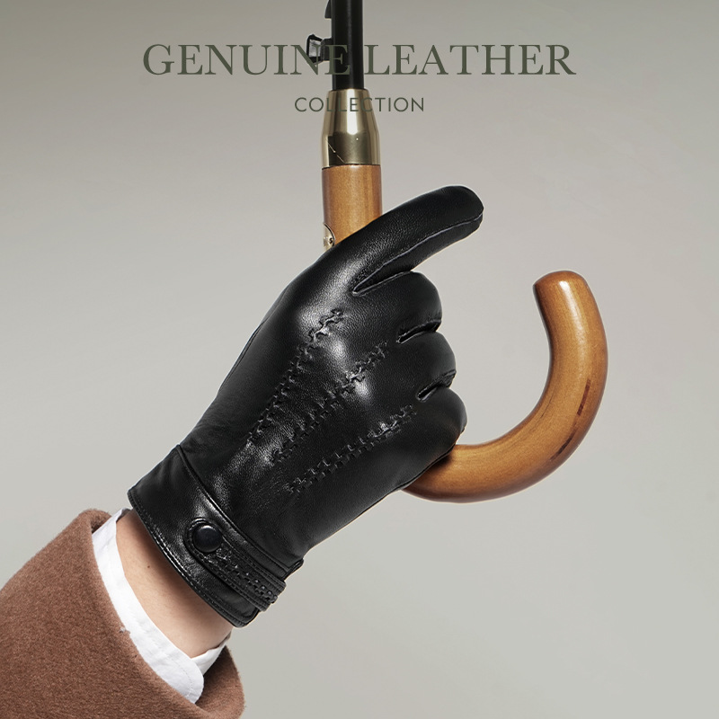 Men's Top Layer Sheepskin Genu - Leather Driving Glove ulasan dan harga