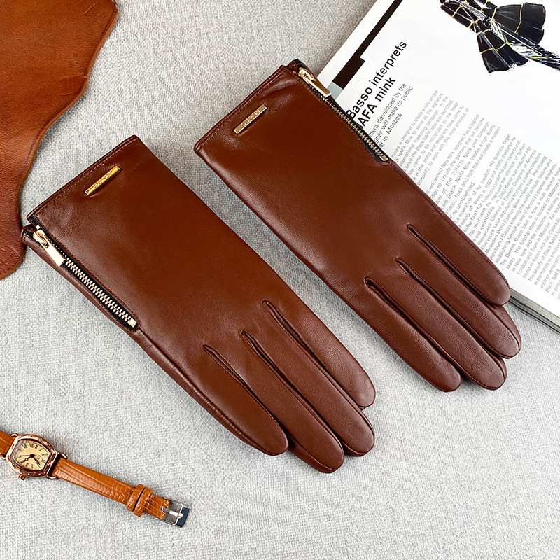 Women Fashion Slim Fit Top Lay - Leather Driving Glove ulasan dan harga