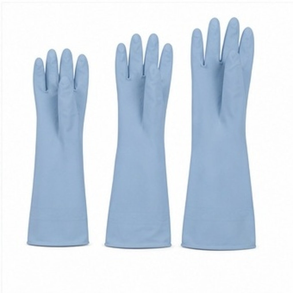 3Pairs Long Dishwashing Gloves - Dish Glove Rubber ulasan dan harga